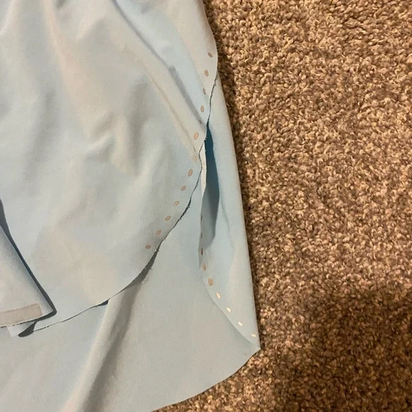 Lululemon Find Your Pace High Rise Lined Short 3” blue chill size 10 - Picture 3 of 8